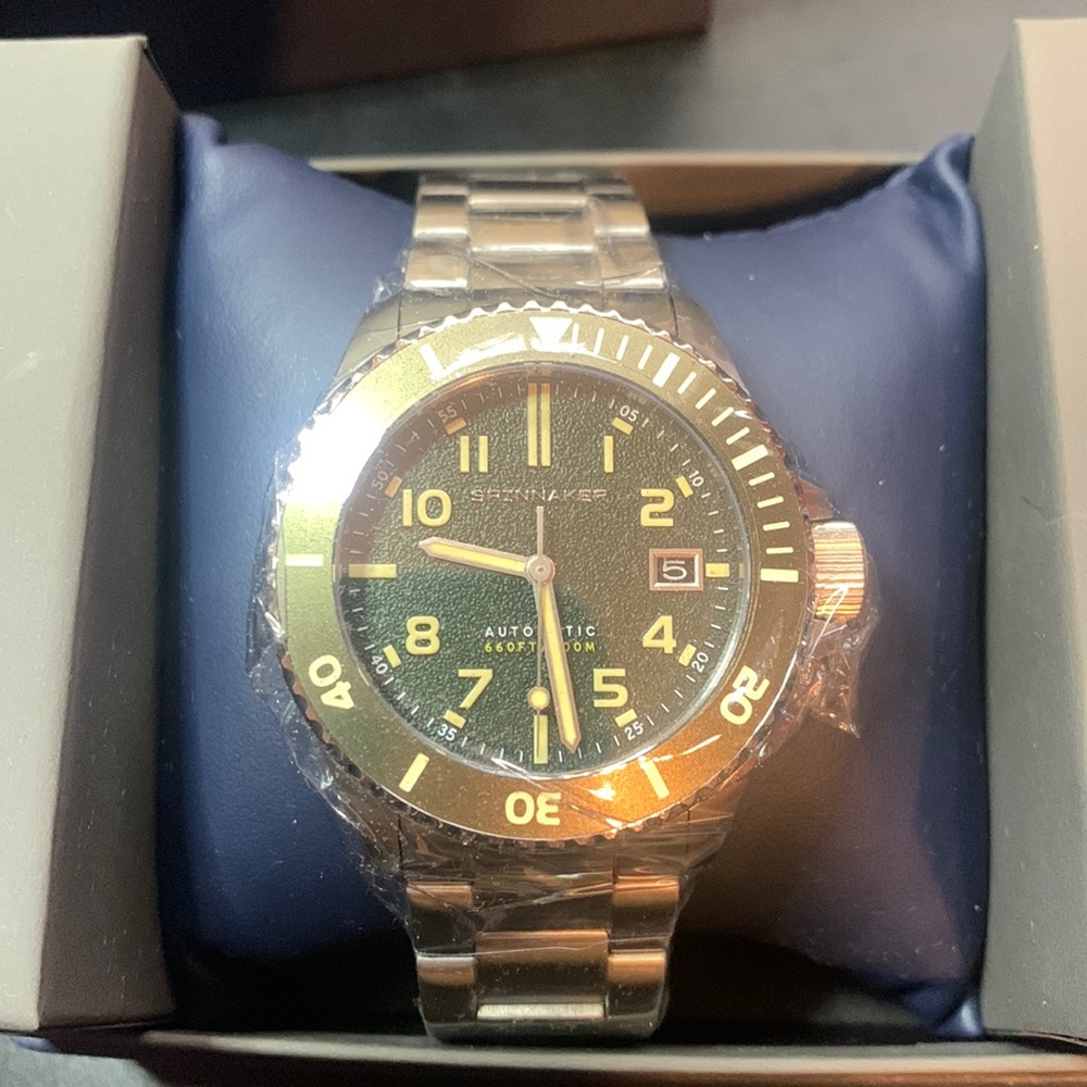 Spinnaker Hundley Midnight Silver Watch